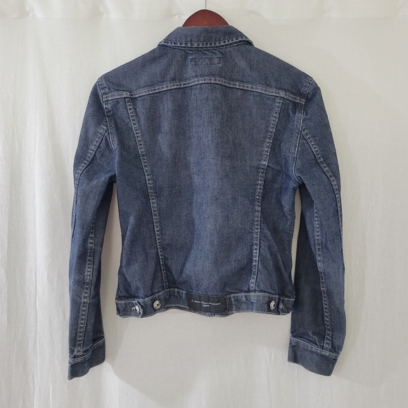 French Connection Blue Grey Denim Jacket Women's Size M - Picture 2 of 8
